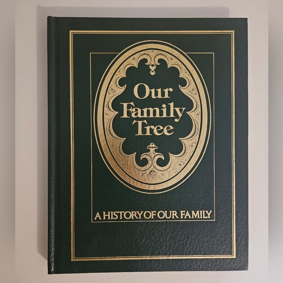 Our Family Tree Vintage Blank Genealogy Book - Picture 1 of 9